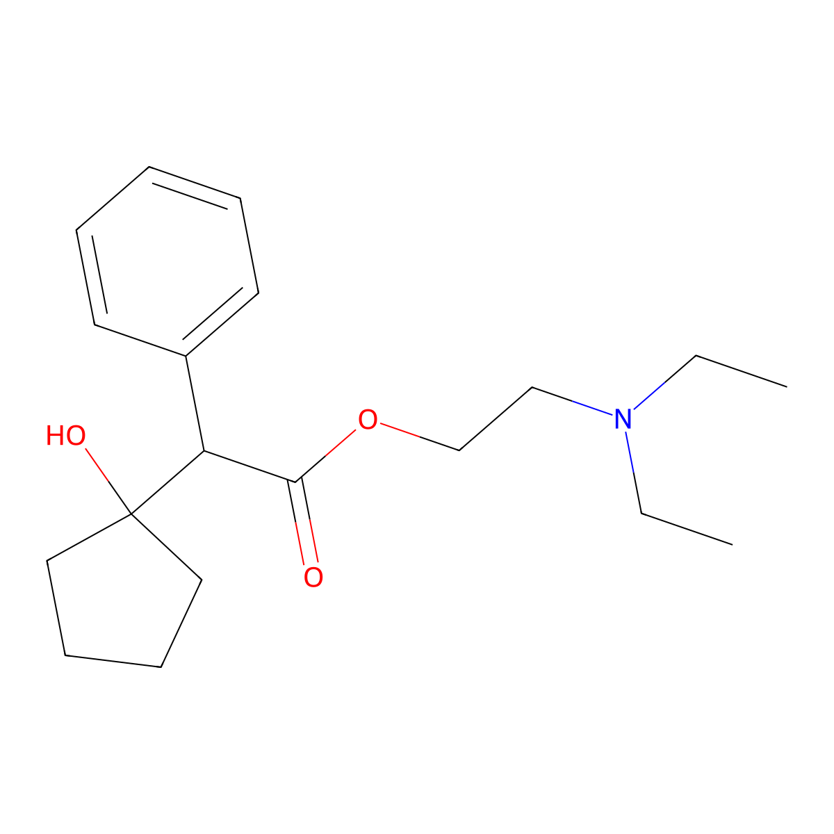 Cyclodrine molecular structure, CAS 52109-93-0