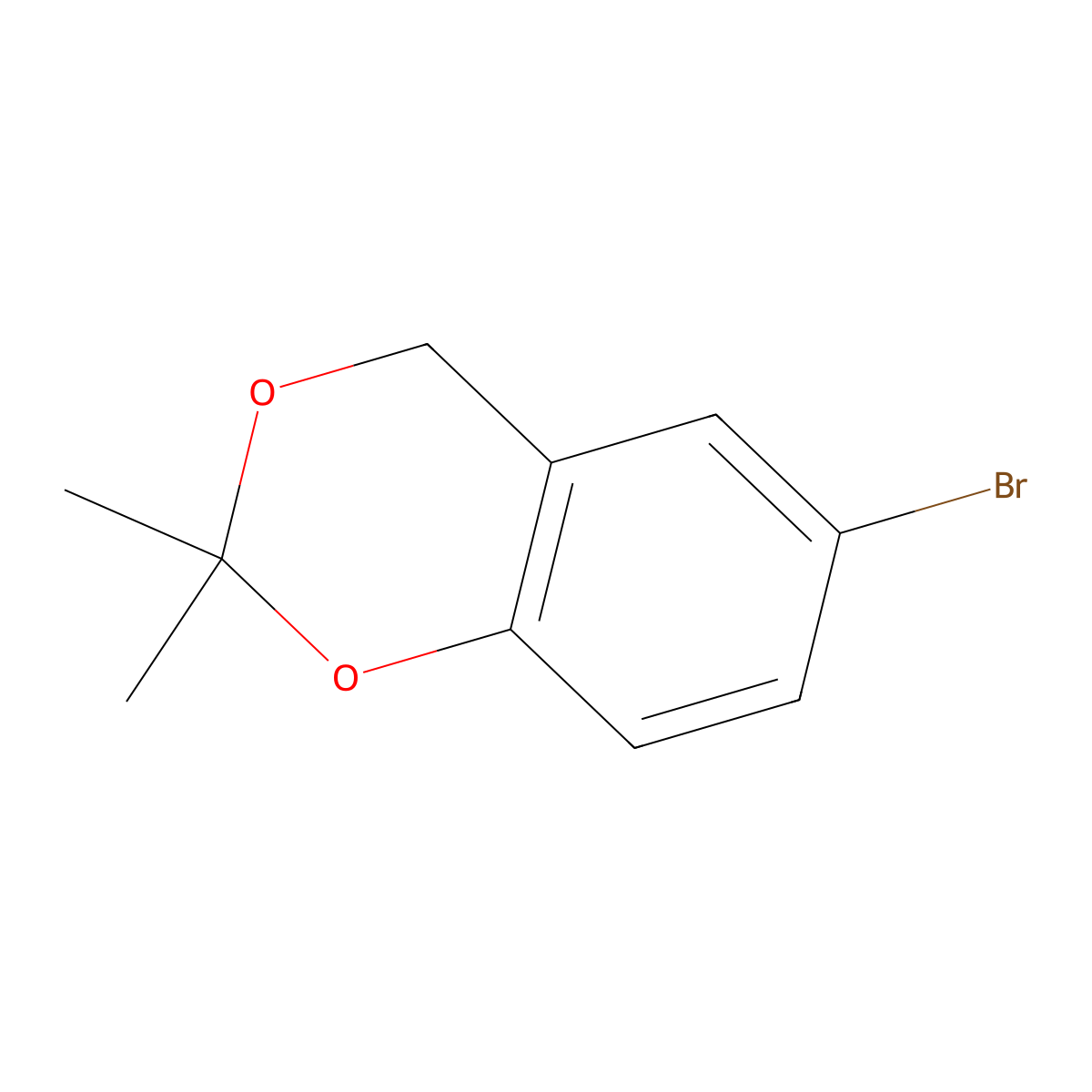 6-Bromo-2,2-dimethyl-4H-benzo[d][1,3]dioxine molecular structure, CAS 52113-69-6