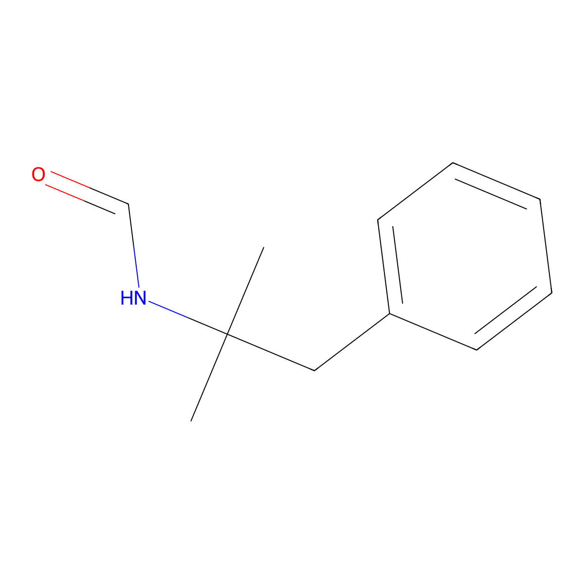 N-(1,1-Dimethyl-2-phenylethyl)formamide molecular structure, CAS 52117-13-2