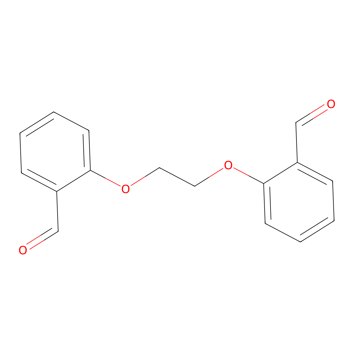 2,2'-(Ethylenedioxy)dibenzaldehyde molecular structure, CAS 52118-10-2