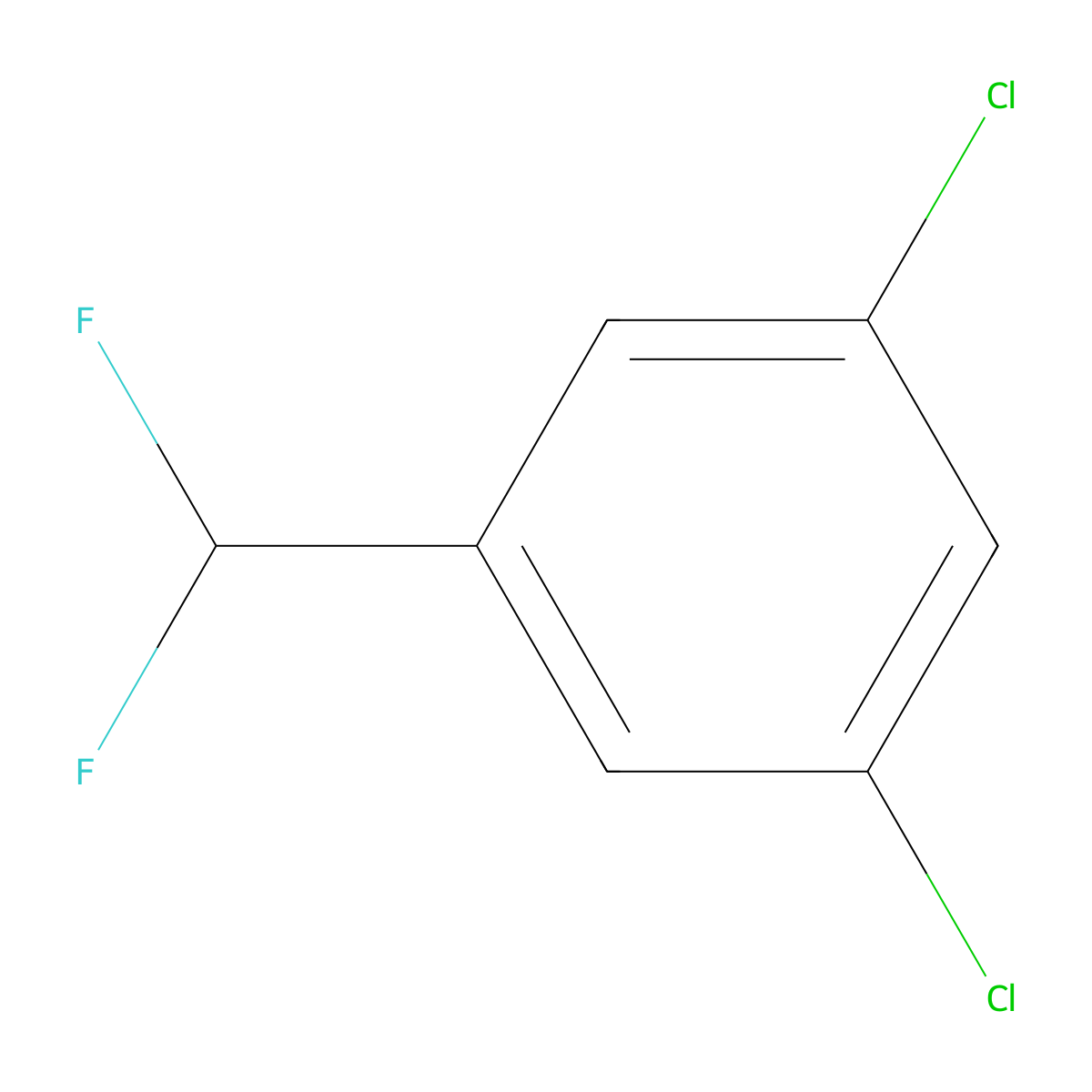 1,3-Dichloro-5-(difluoromethyl)benzene molecular structure, CAS 52126-12-2