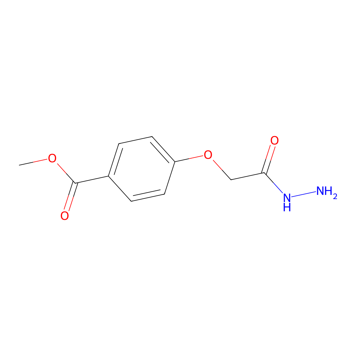 Methyl 4-((aminocarbamoyl)methoxy)benzoate molecular structure, CAS 521289-10-1