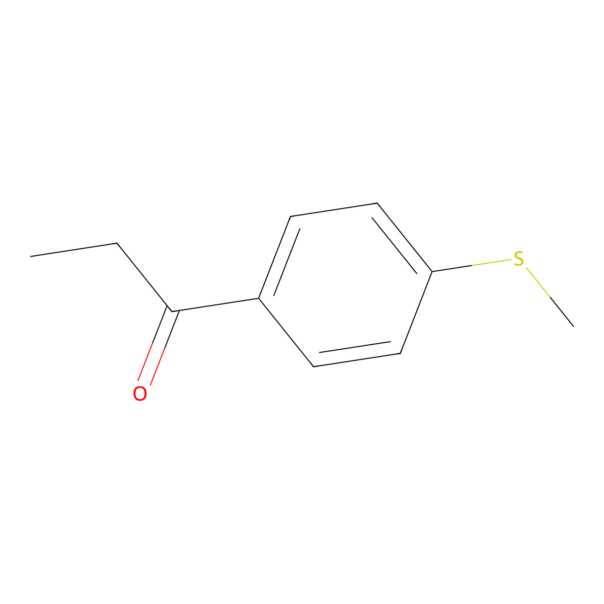 1-(4-(Methylthio)phenyl)-1-propanone molecular structure, CAS 52129-99-4