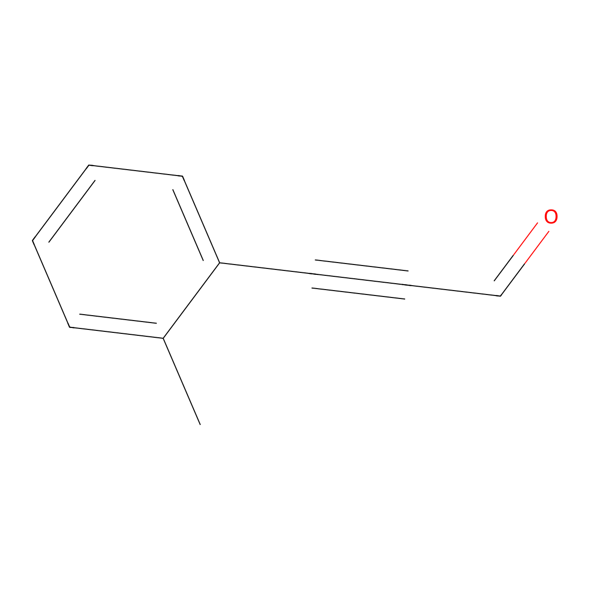 3-(2-Methylphenyl)-2-propynal molecular structure, CAS 521305-63-5