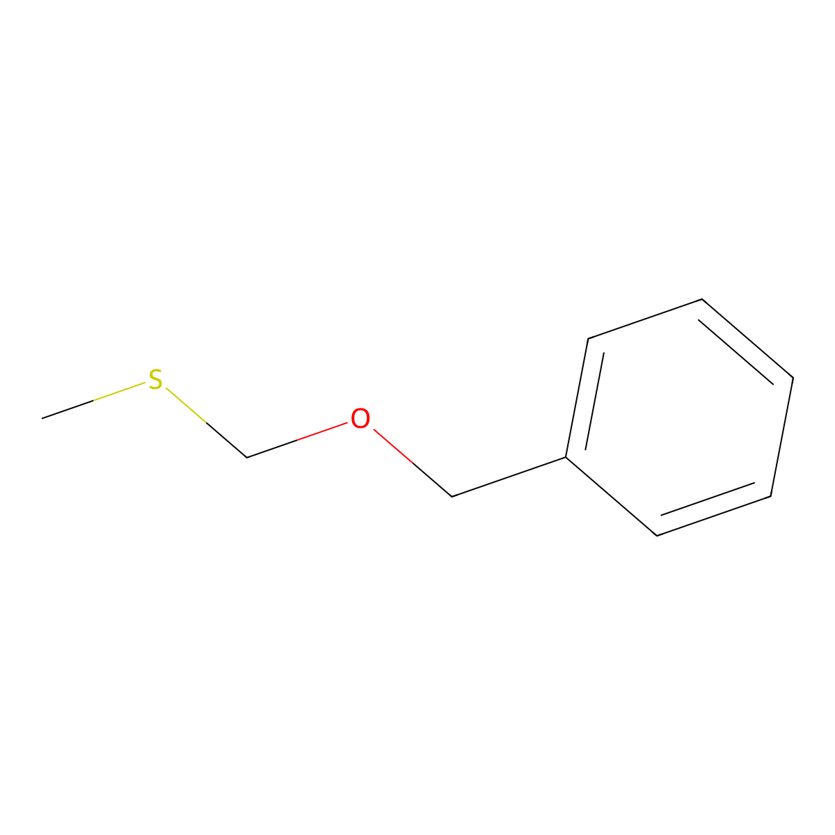 {[(Methylsulfanyl)methoxy]methyl}benzene molecular structure, CAS 52132-66-8