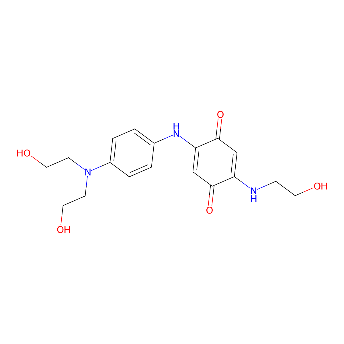 HC Green No. 1 molecular structure, CAS 52136-25-1