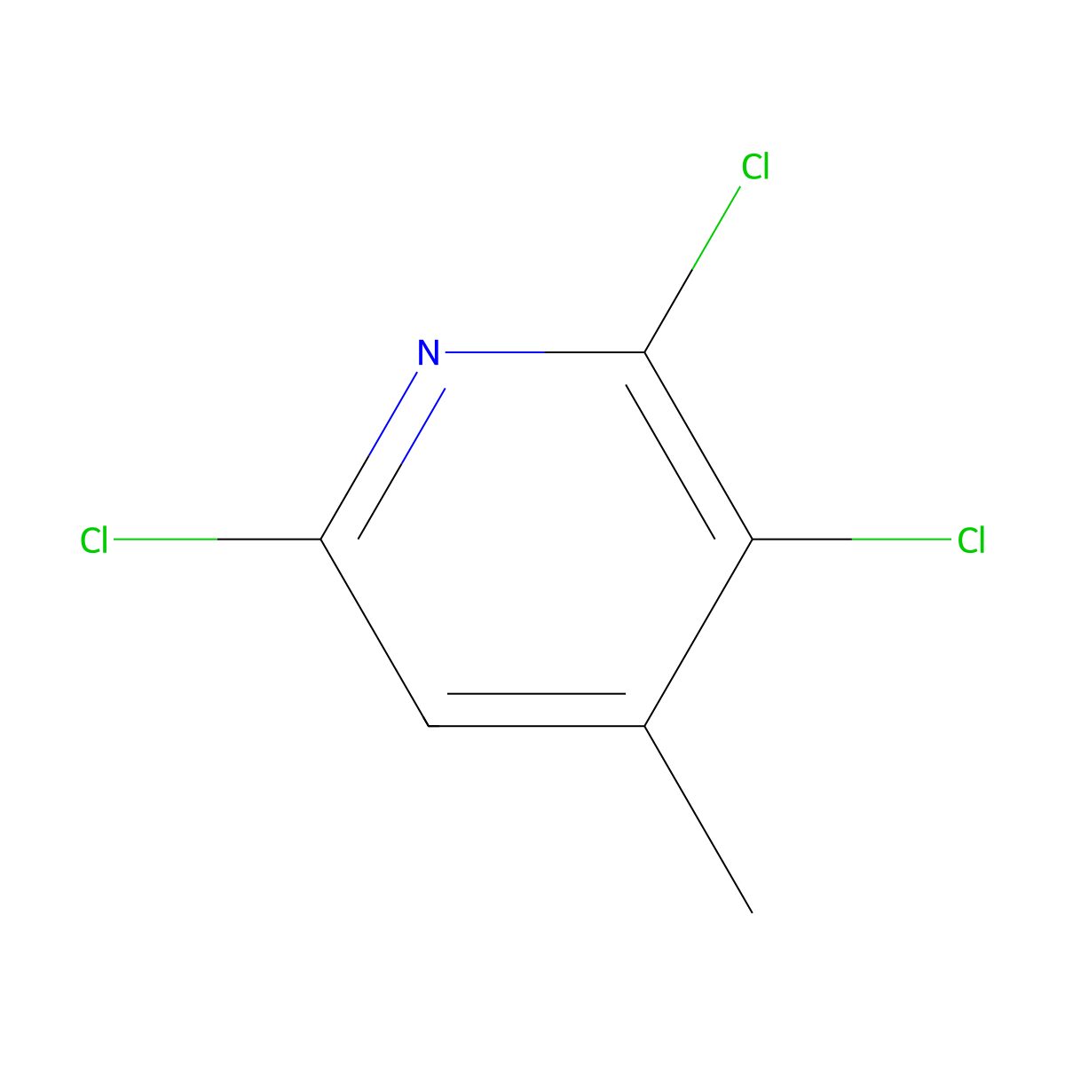 2,3,6-Trichloro-4-methylpyridine molecular structure, CAS 52137-65-2