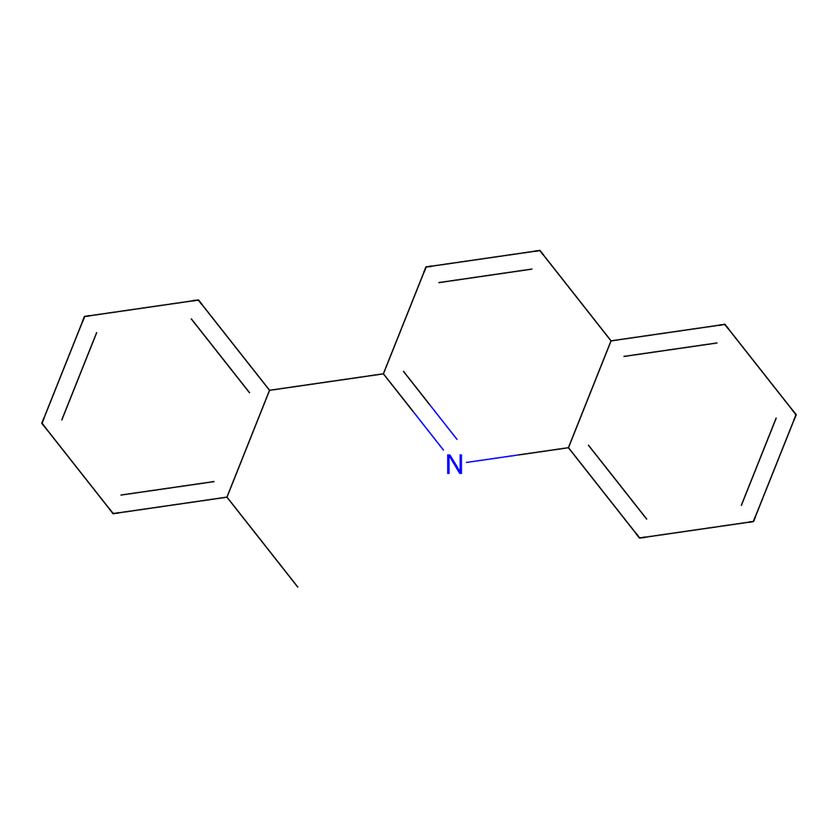 2-(2-Methylphenyl)quinoline molecular structure, CAS 52146-06-2