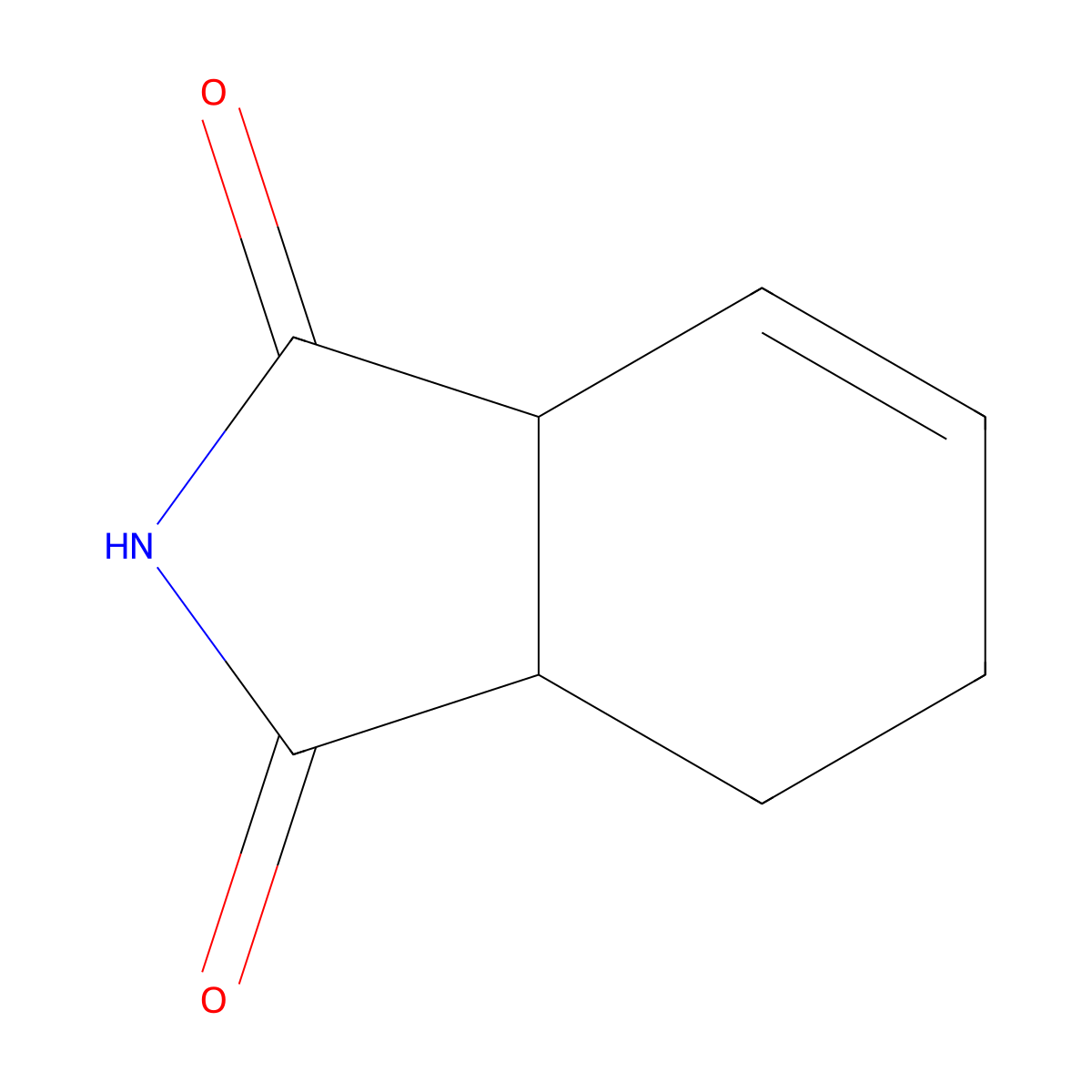 3a,4,5,7a-Tetrahydro-1H-isoindole-1,3(2H)-dione molecular structure, CAS 52169-61-6