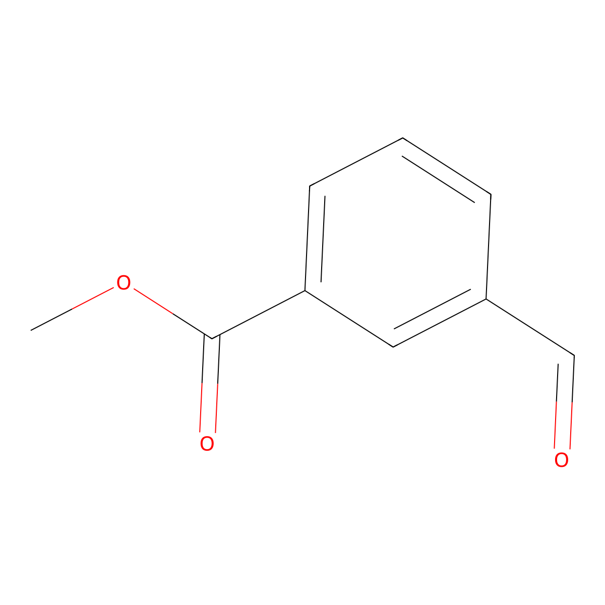 Methyl 3-formylbenzoate molecular structure, CAS 52178-50-4