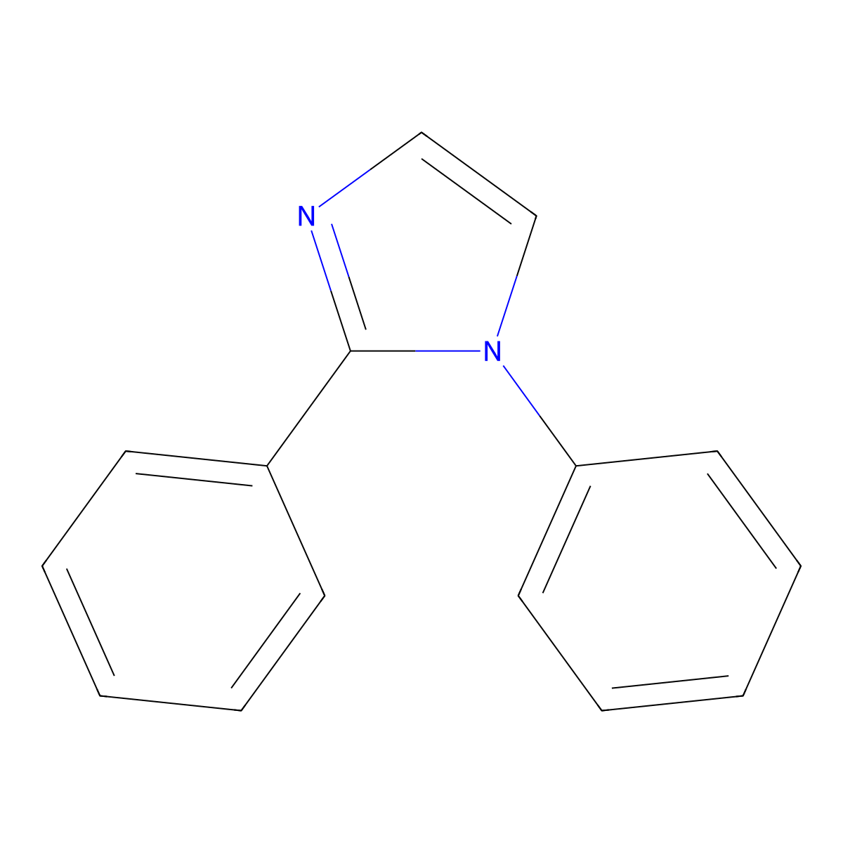 1,2-Diphenyl-1H-imidazole molecular structure, CAS 52179-66-5