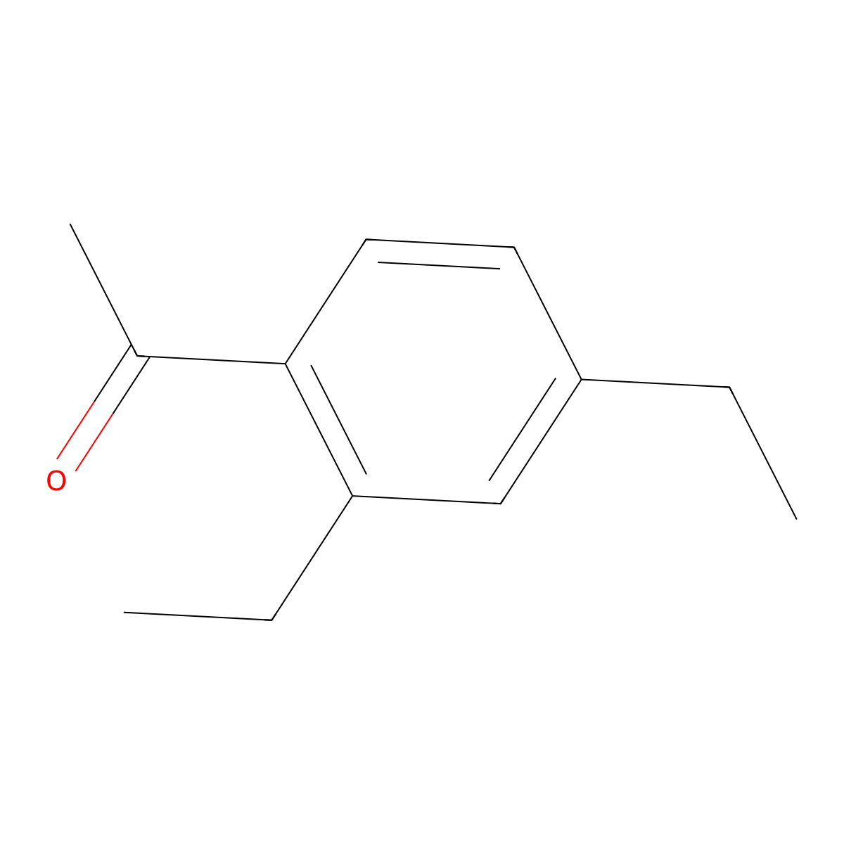1-(2,4-Diethylphenyl)ethan-1-one molecular structure, CAS 52191-01-2