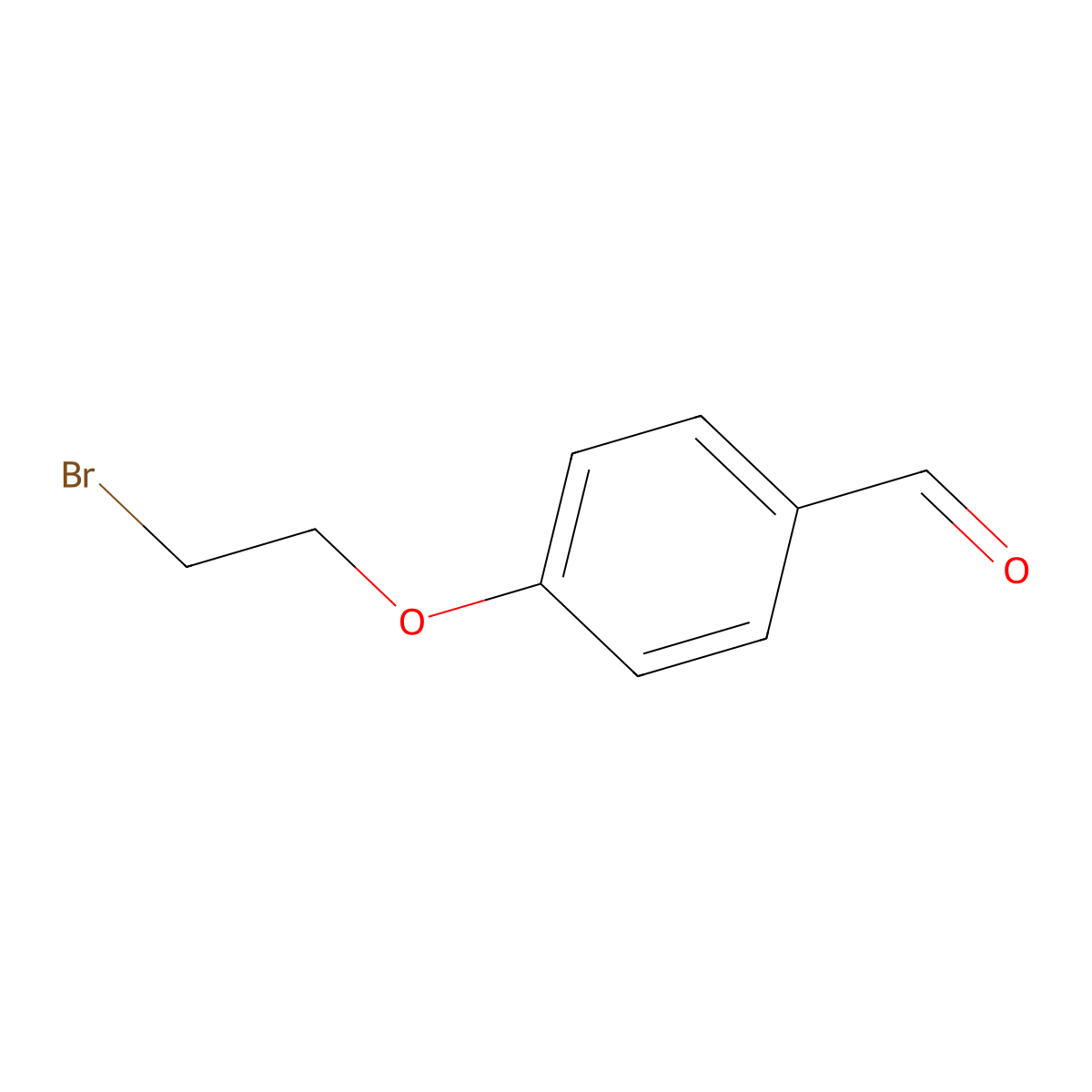 4-(2-Bromoethoxy)Benzaldehyde molecular structure, CAS 52191-15-8