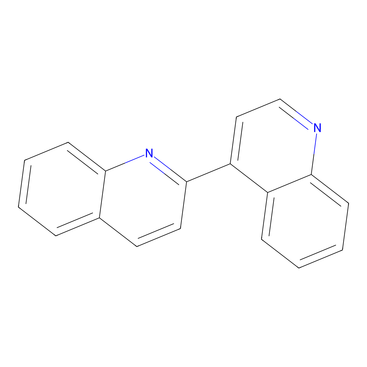 2,4'-Biquinoline molecular structure, CAS 52191-69-2