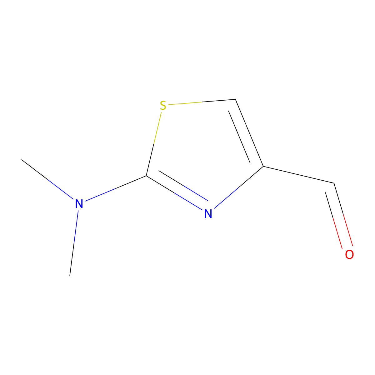 2-(Dimethylamino)thiazole-4-carbaldehyde molecular structure, CAS 521956-44-5