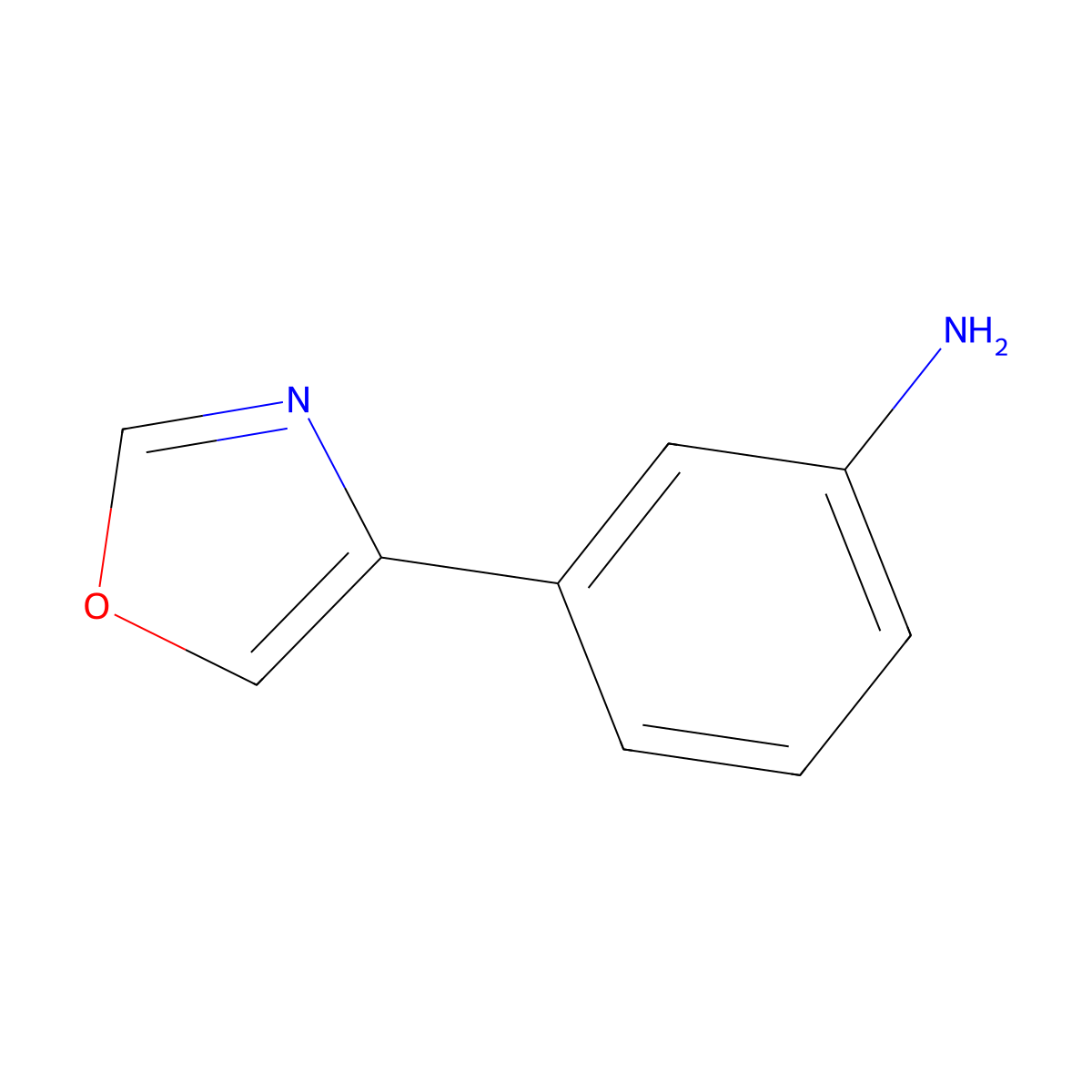 3-(Oxazol-4-yl)aniline molecular structure, CAS 521982-80-9