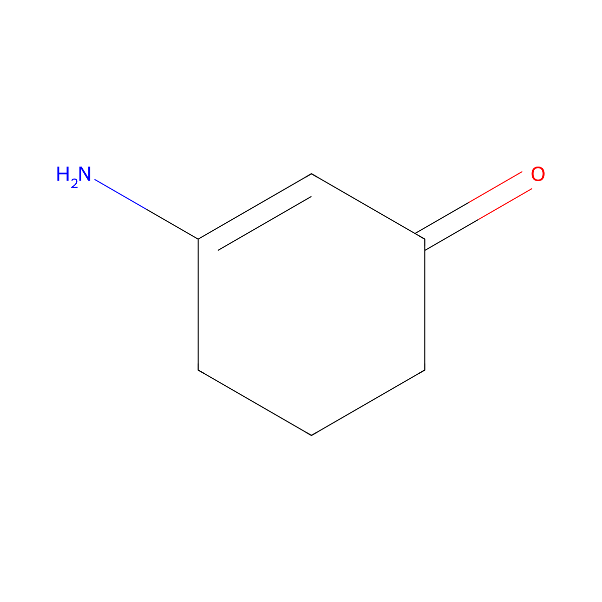 3-Aminocyclohex-2-en-1-one molecular structure, CAS 5220-49-5