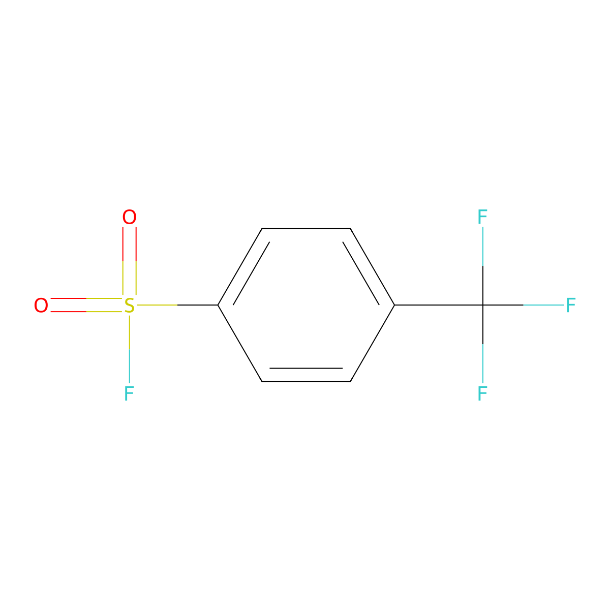 4-(Trifluoromethyl)benzenesulfonyl fluoride molecular structure, CAS 52201-01-1
