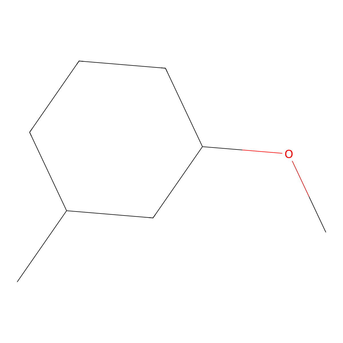 1-Methoxy-3-methylcyclohexane molecular structure, CAS 52204-64-5