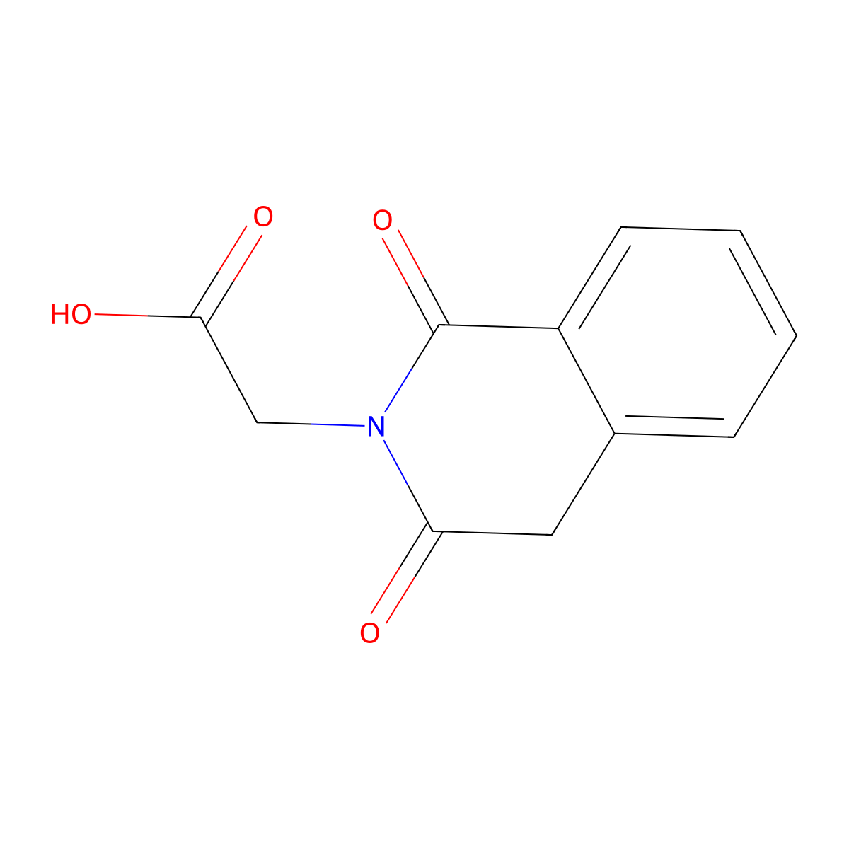 2-(1,3-Dioxo-1,2,3,4-tetrahydroisoquinolin-2-yl)acetic acid molecular structure, CAS 52208-61-4