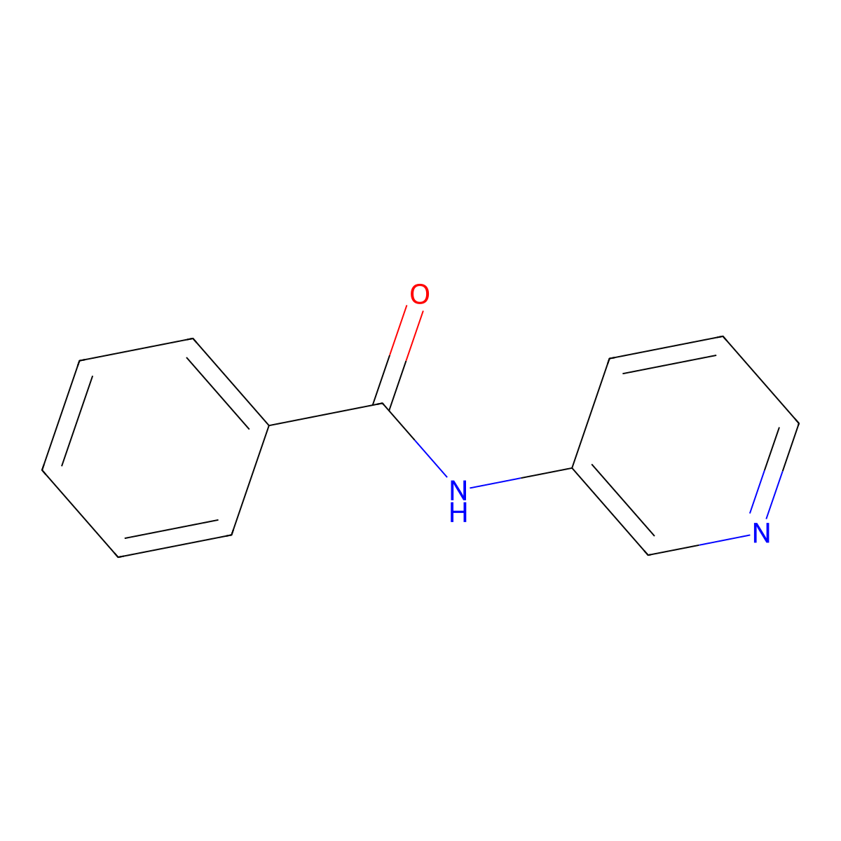 N-pyridin-3-ylbenzamide molecular structure, CAS 5221-40-9