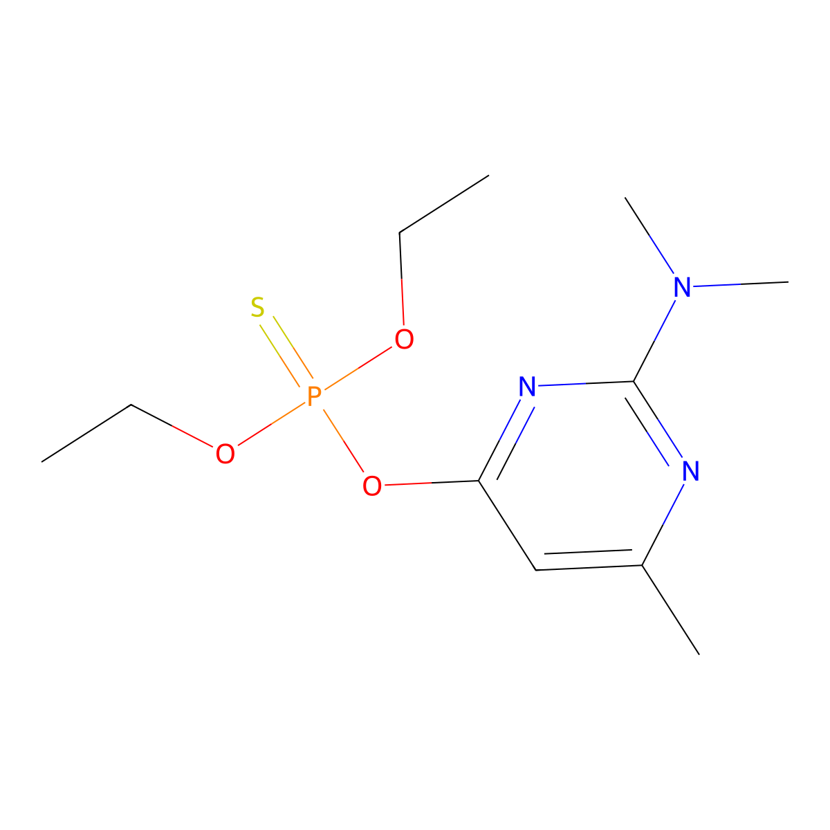 Pyrimitate molecular structure, CAS 5221-49-8
