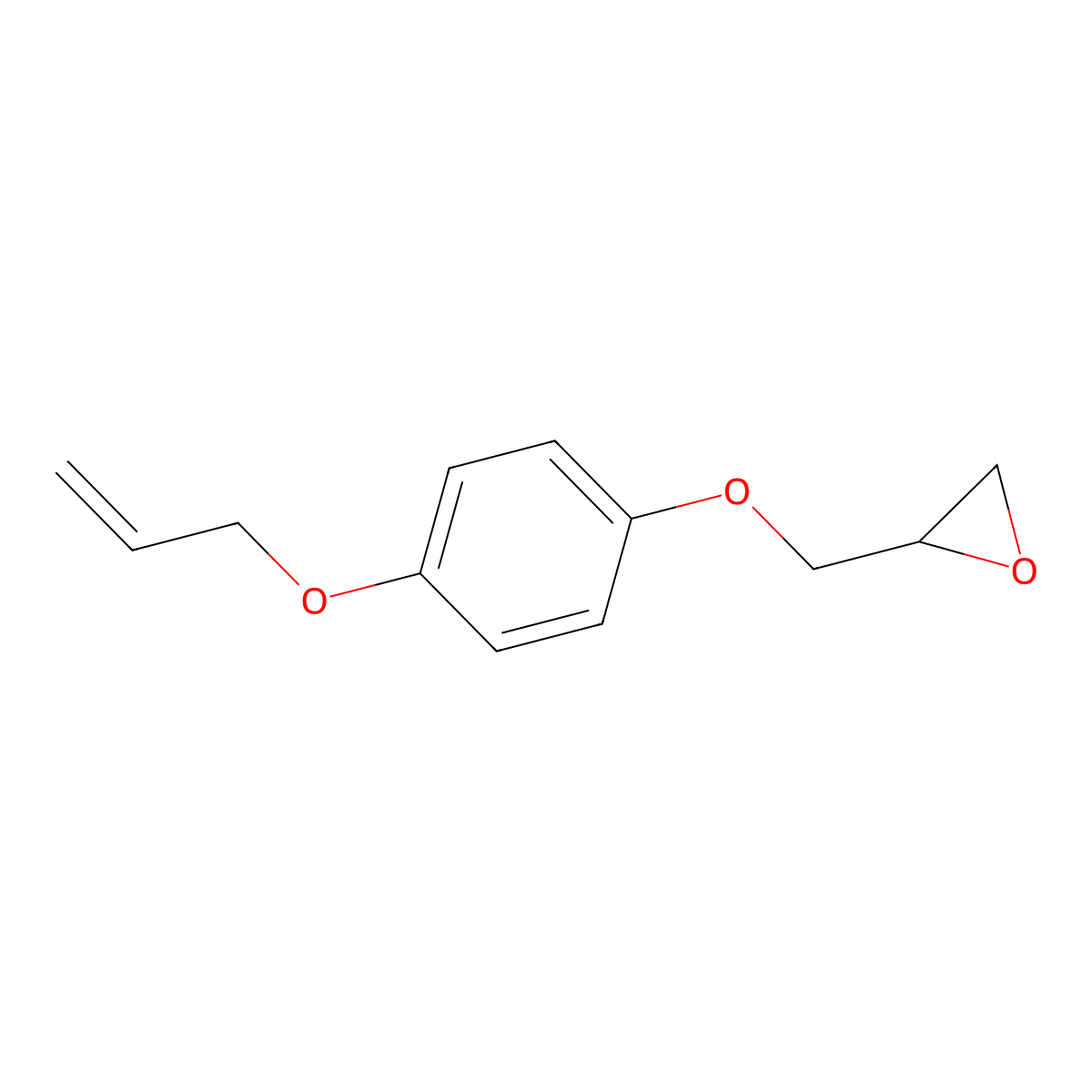2-(4-Allyloxy-phenoxymethyl)-oxirane molecular structure, CAS 52210-93-2