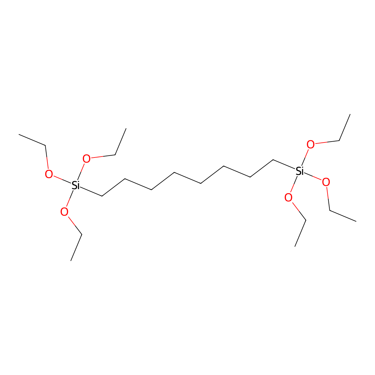 1,8-Bis(triethoxysilyl)octane molecular structure, CAS 52217-60-4