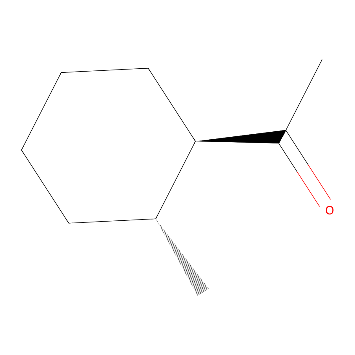 trans-1-(2-Methylcyclohexyl)ethan-1-one molecular structure, CAS 5222-61-7