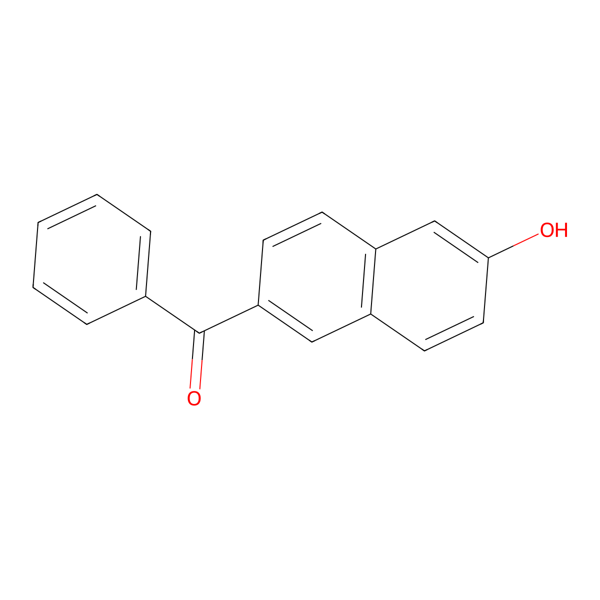 6-Benzoyl-2-naphthol molecular structure, CAS 52222-87-4
