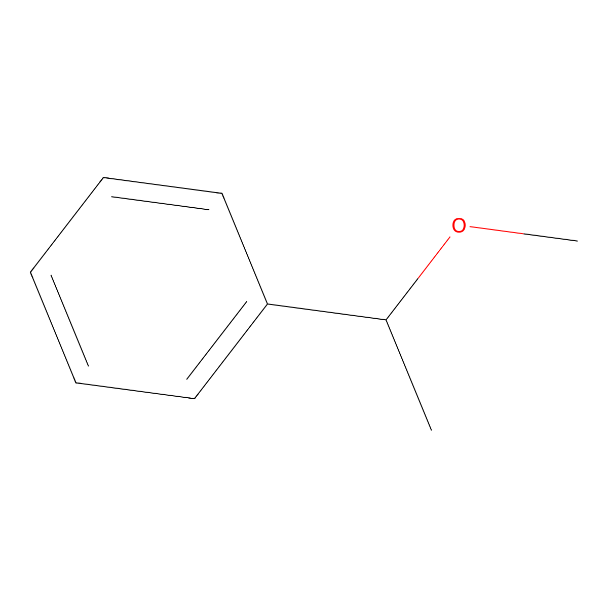 (R)-(1-methoxyethyl)benzene molecular structure, CAS 52224-89-2
