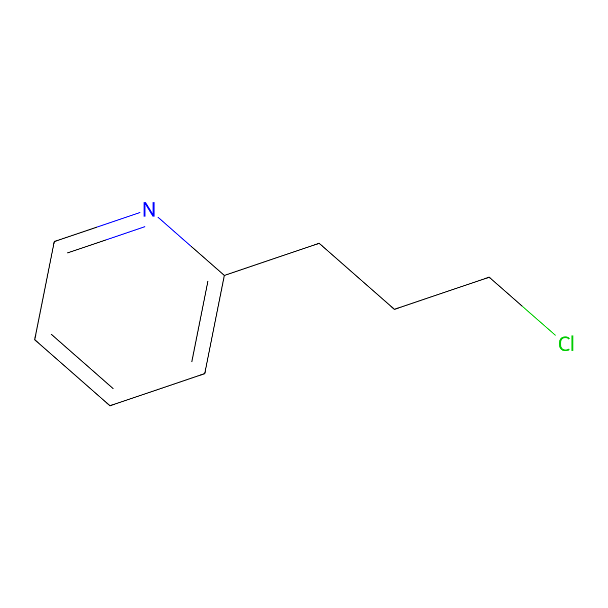 2-(3-Chloro-propyl)-pyridine molecular structure, CAS 52225-85-1