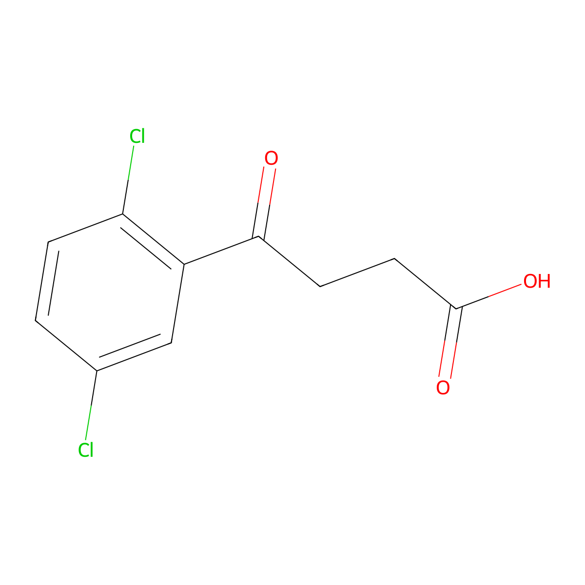 4-(2,5-Dichlorophenyl)-4-oxobutyric acid molecular structure, CAS 52240-14-9