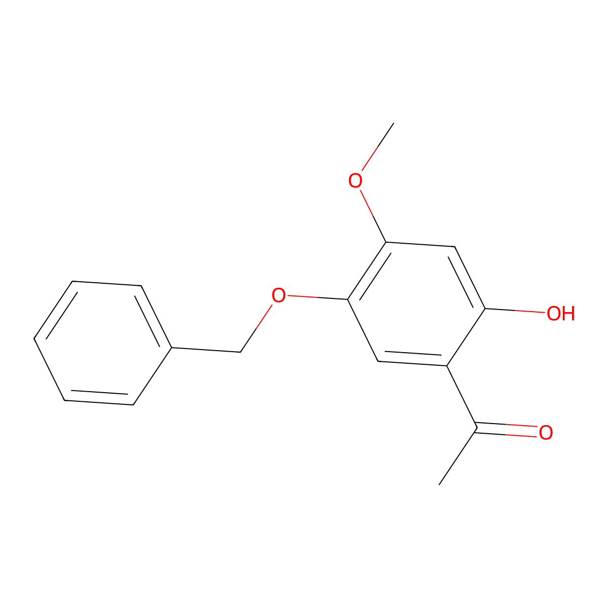 1-[5-(Benzyloxy)-2-hydroxy-4-methoxyphenyl]ethan-1-one molecular structure, CAS 52249-88-4
