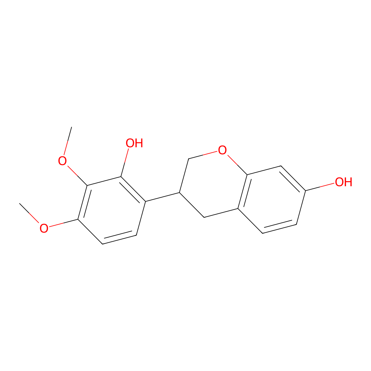 Isomucronulatol molecular structure, CAS 52250-35-8