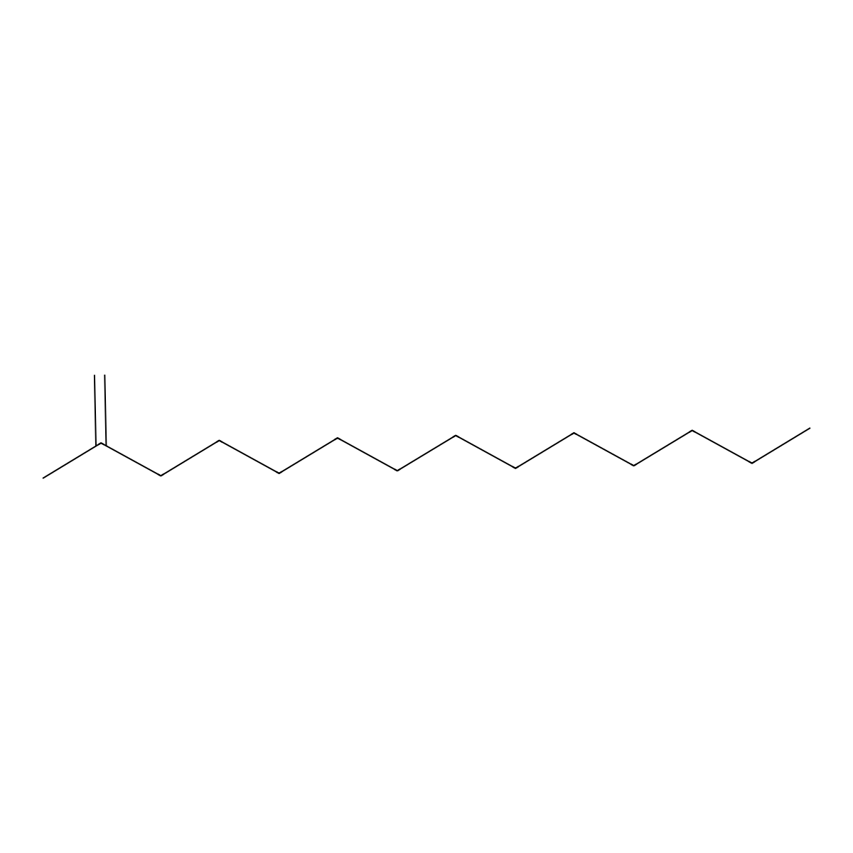 2-Methyl-1-tetradecene molecular structure, CAS 52254-38-3