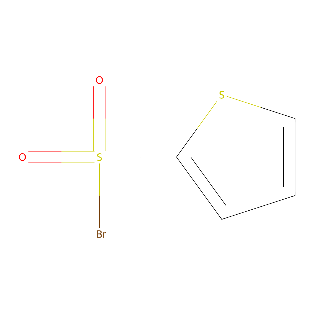 Thiophene-2-sulfonyl bromide molecular structure, CAS 52259-99-1