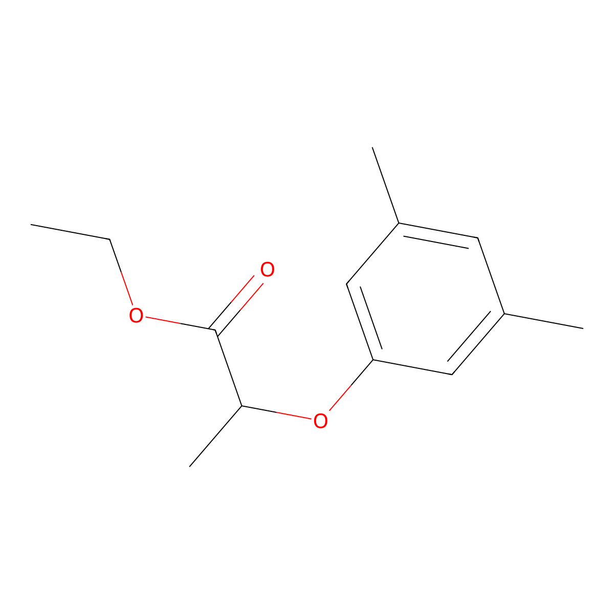 2-(3,5-Dimethyl-phenoxy)-propionic acid ethyl ester molecular structure, CAS 522597-23-5