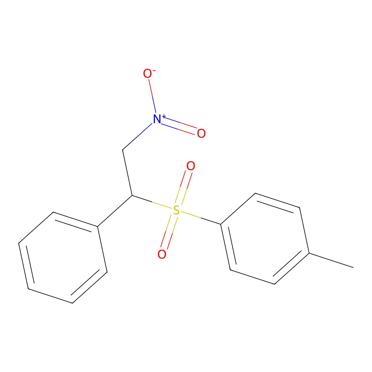 1-Methyl-4-[(2-nitro-1-phenylethyl)sulfonyl]benzene molecular structure, CAS 52265-19-7