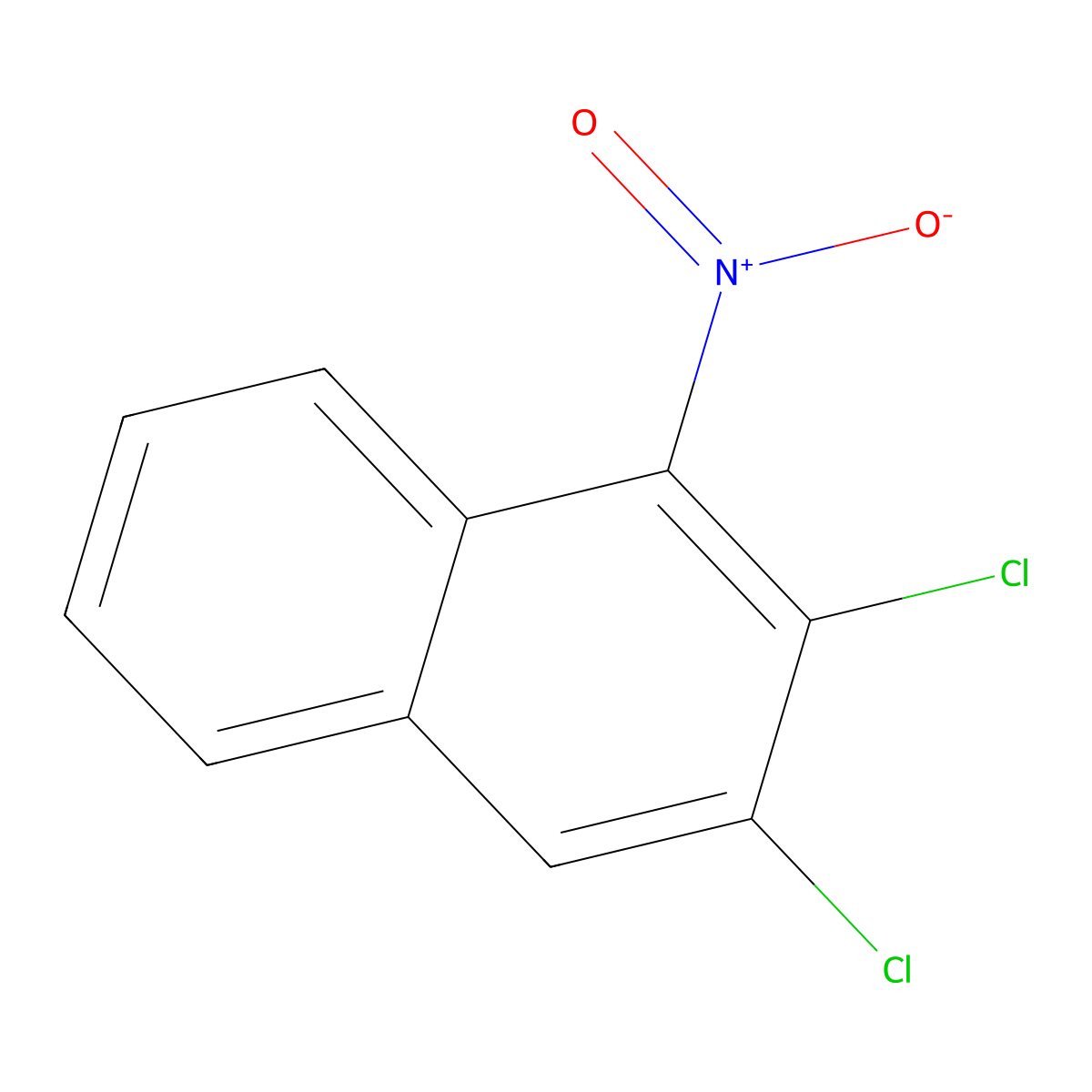 2,3-Dichloro-1-nitronaphthalene molecular structure, CAS 52270-66-3