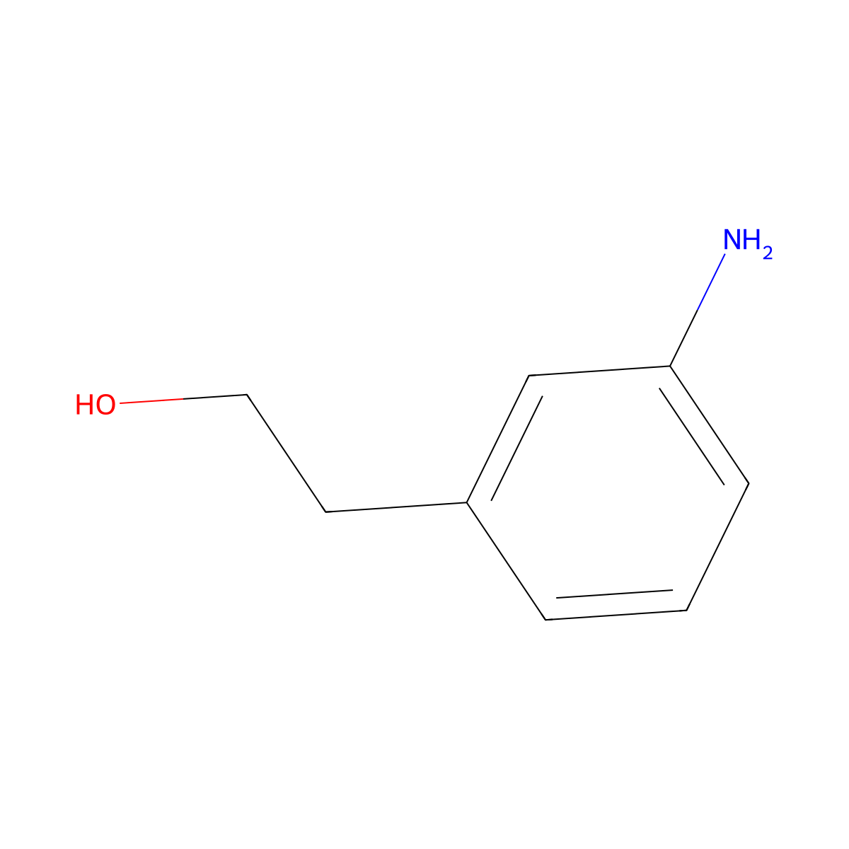 2-(3-Aminophenyl)ethan-1-ol molecular structure, CAS 52273-77-5