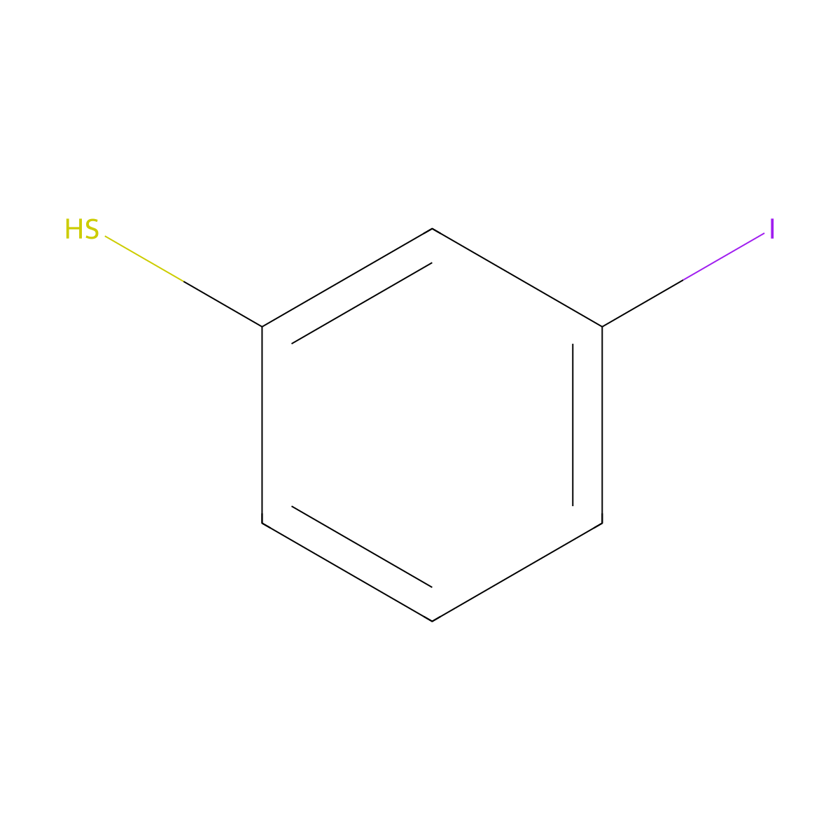 3-Iodobenzene-1-thiol molecular structure, CAS 52274-10-9