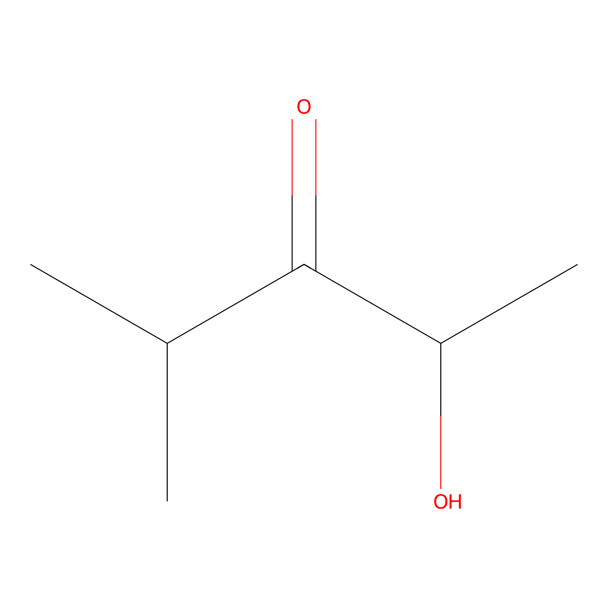 2-Hydroxy-4-methylpentan-3-one molecular structure, CAS 52279-27-3