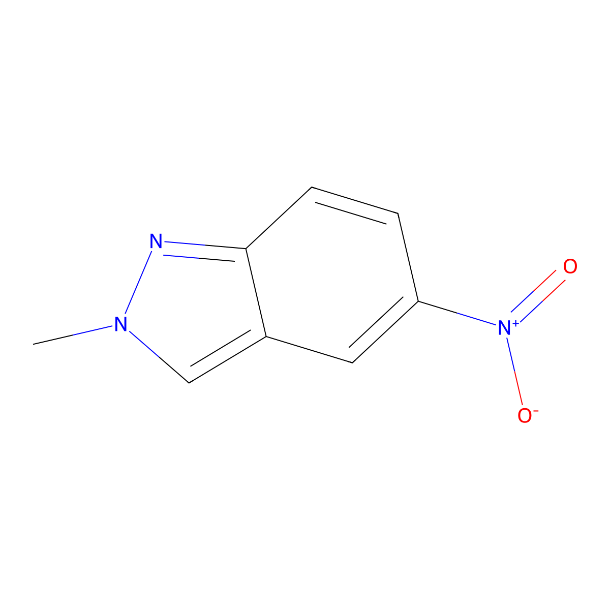 2-Methyl-5-nitro-2H-indazole molecular structure, CAS 5228-48-8