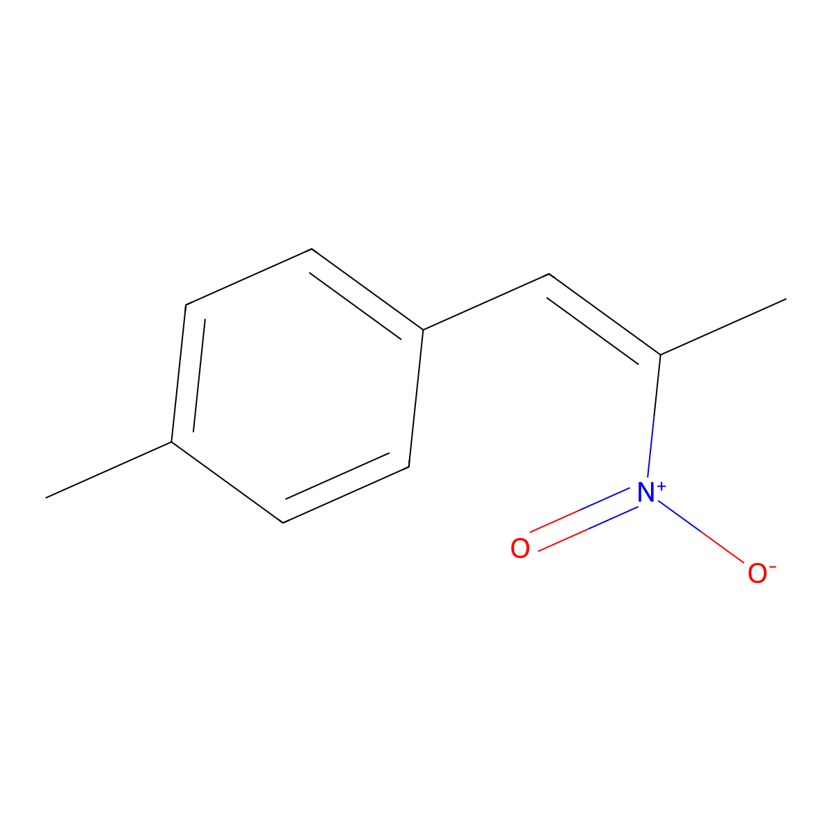 1-Methyl-4-(2-nitroprop-1-en-1-yl)benzene molecular structure, CAS 52287-56-6