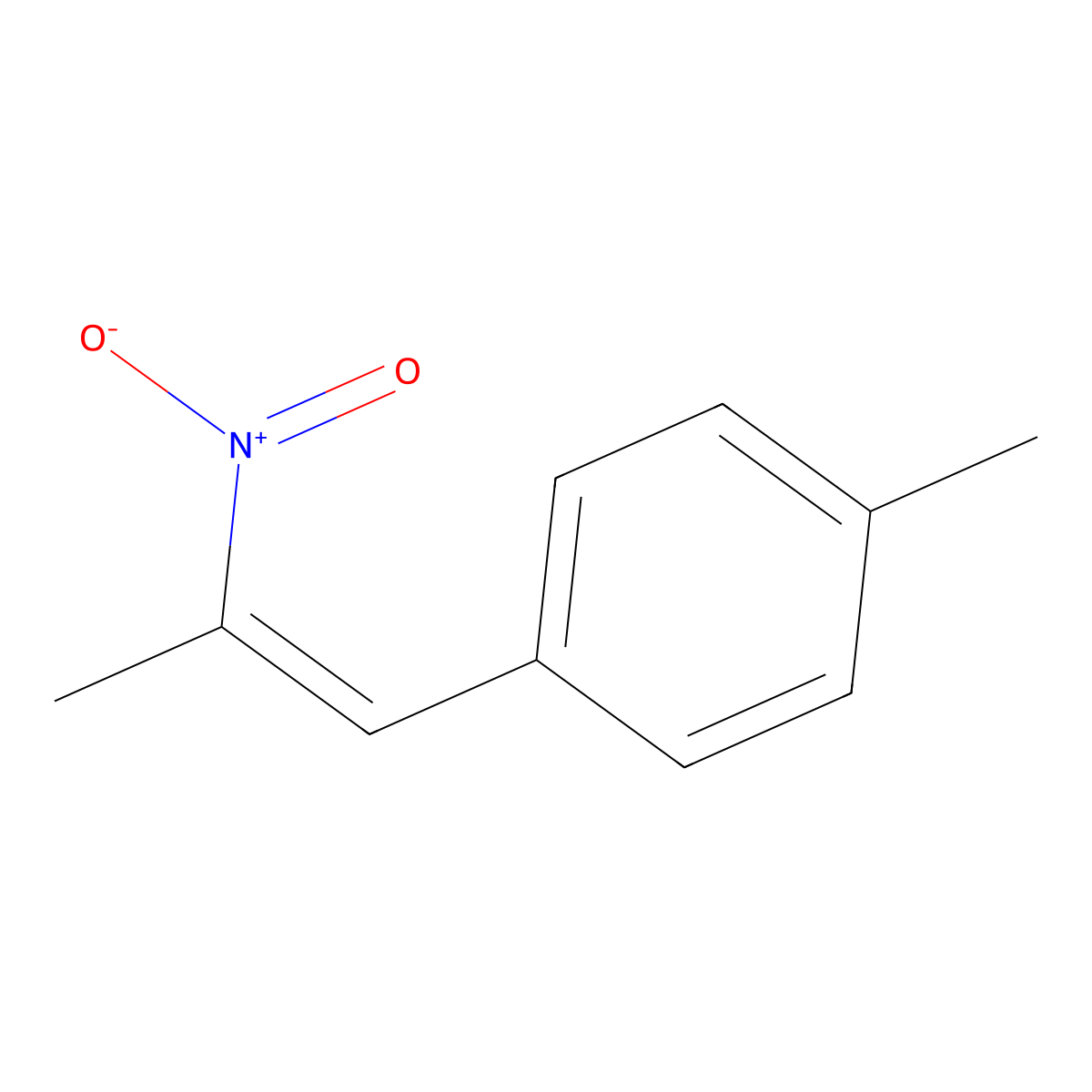 1-Methyl-4-(2-nitroprop-1-en-1-yl)benzene molecular structure, CAS 52287-56-6