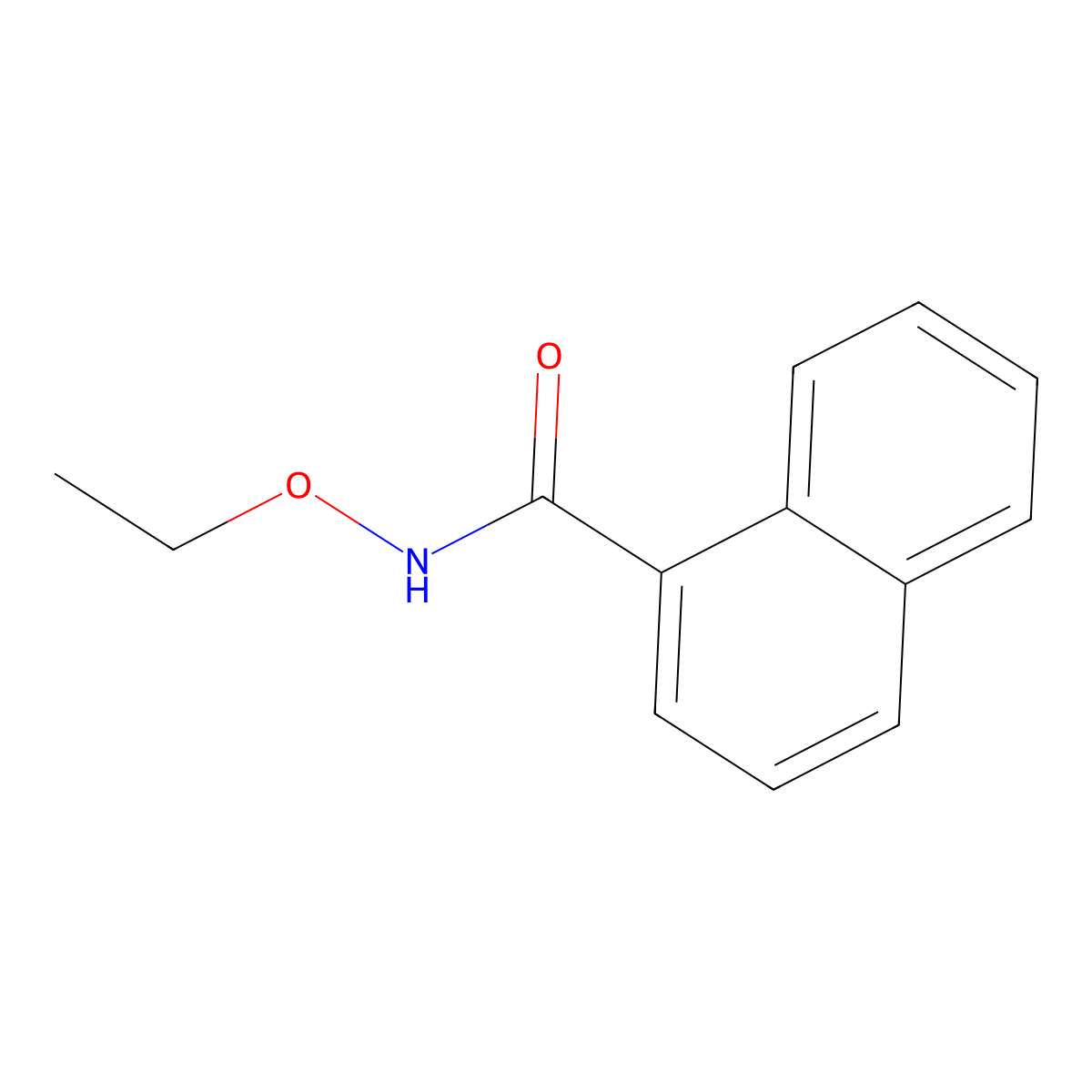 N-Ethoxynaphthalene-1-carboxamide molecular structure, CAS 52288-25-2