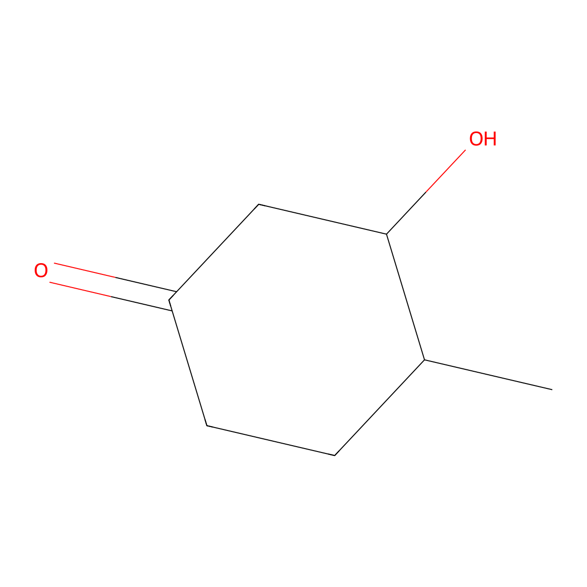 3-Hydroxy-4-methylcyclohexan-1-one molecular structure, CAS 52288-42-3