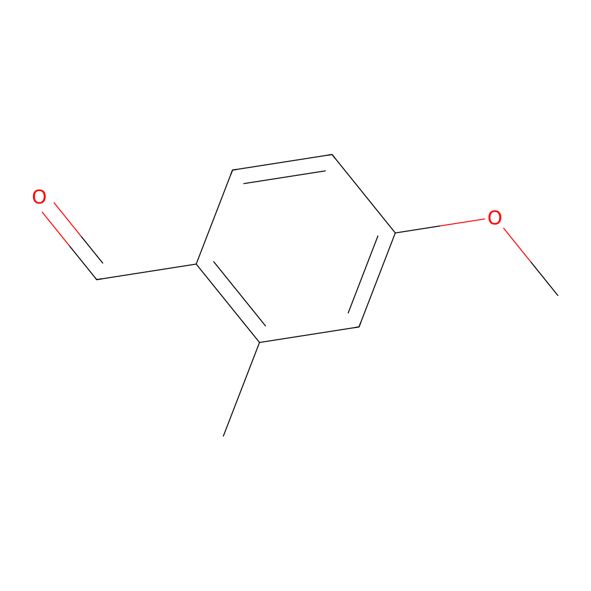4-Methoxy-2-methylbenzaldehyde molecular structure, CAS 52289-54-0