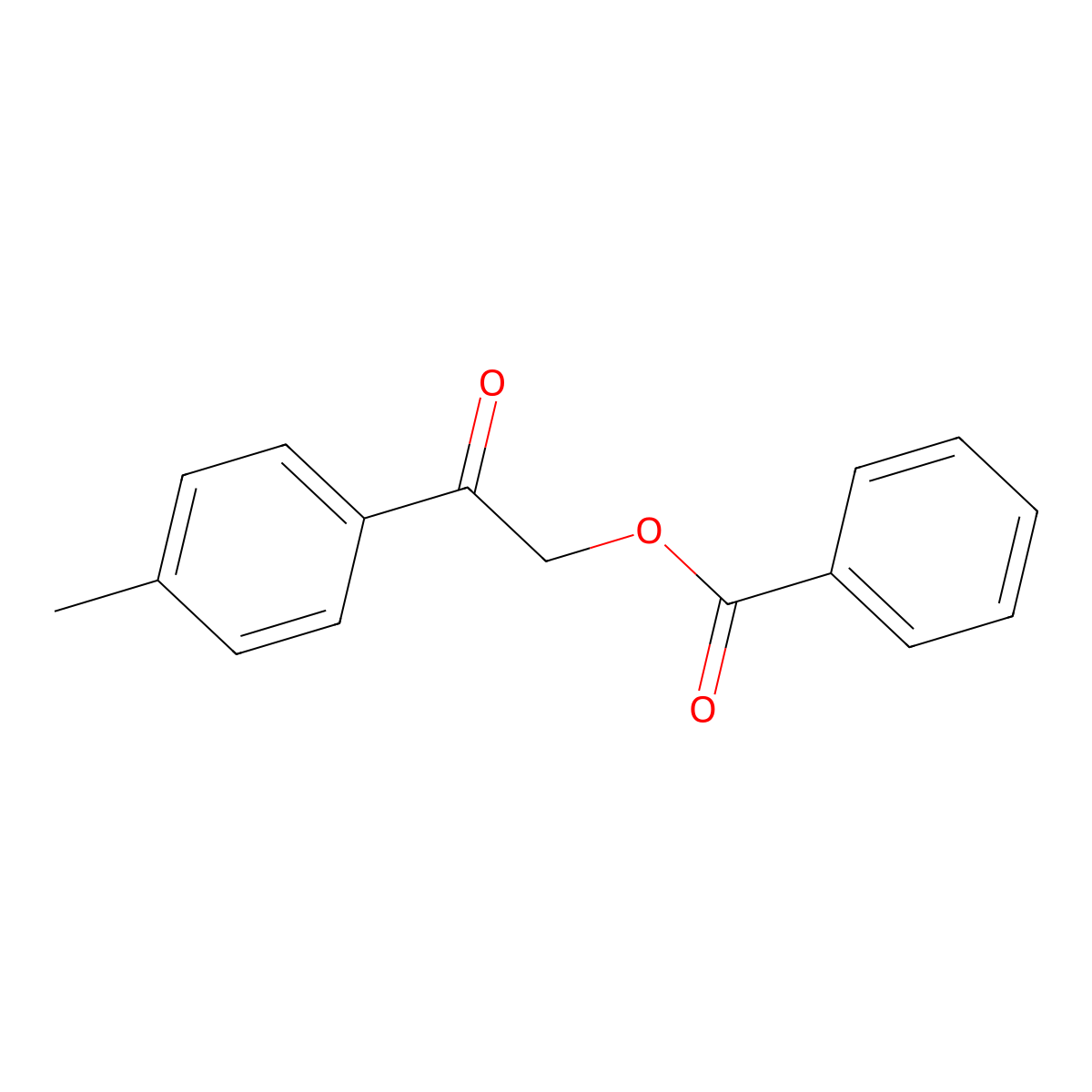 2-(4-Methylphenyl)-2-oxoethyl benzoate molecular structure, CAS 5229-48-1